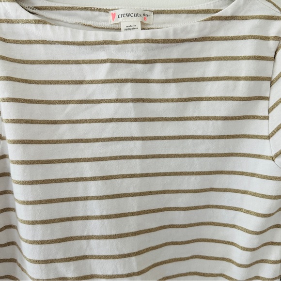 J. Crew Striped and Plaid Kids Dress - Gold, White, Red, Blue - Picture 3 of 6